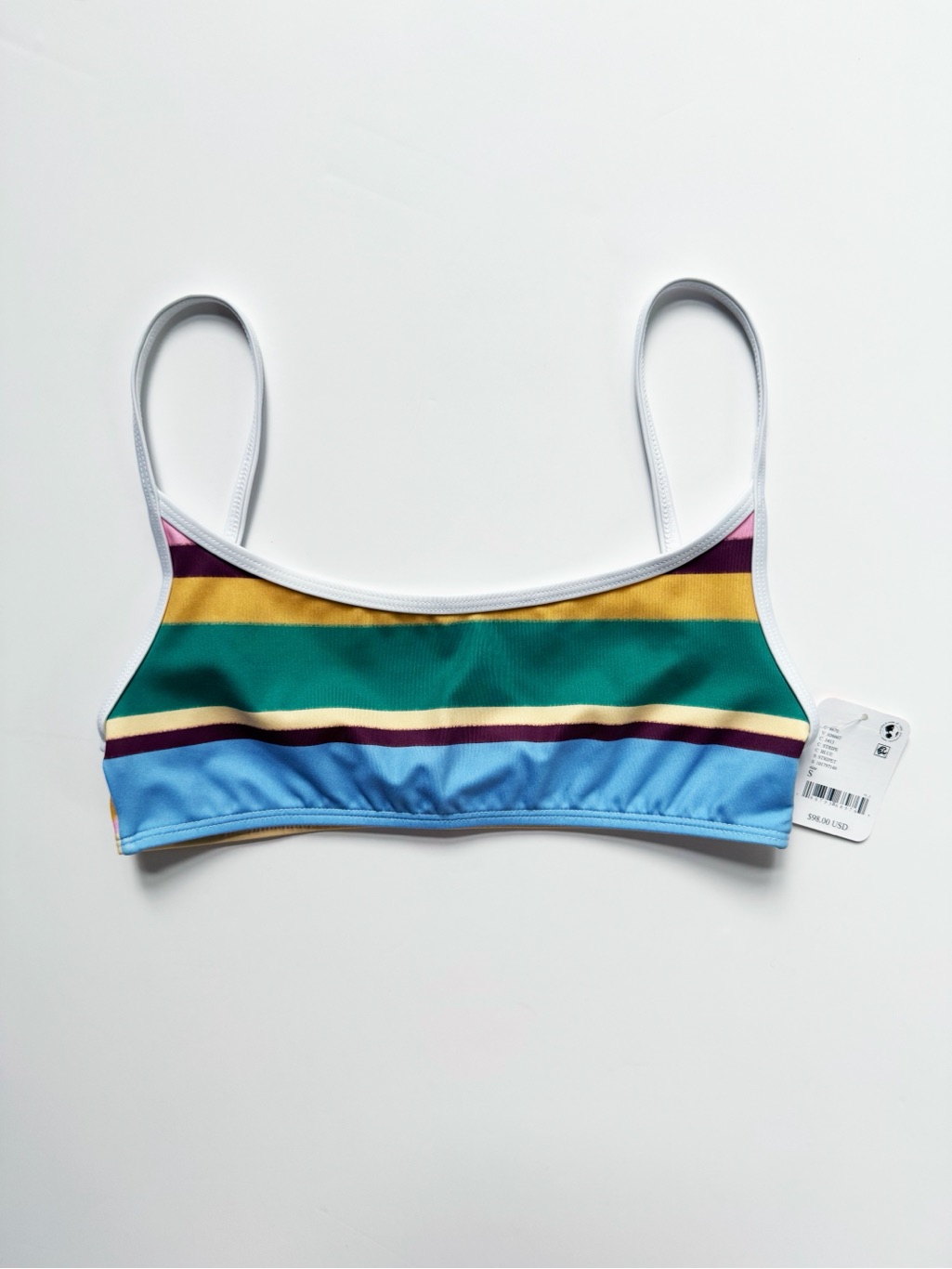 Free People X Gnash Printed Crop Bikini Top | Nwt — image 7 of 8